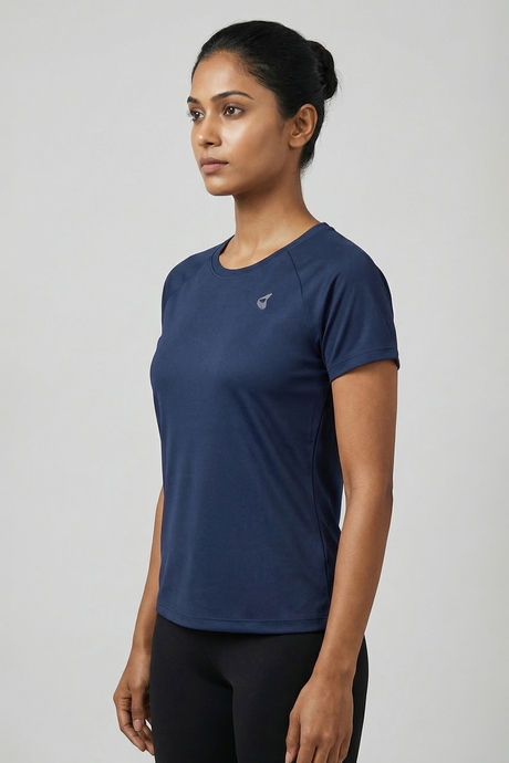 Zelocity Relaxed Quick Dry Top - Navy Peony — image 5